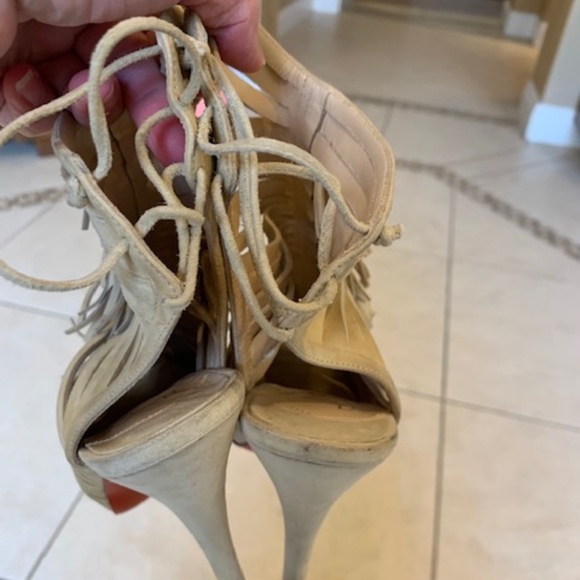 Christian Louboutin Fringe Heels - Picture 5 of 10
